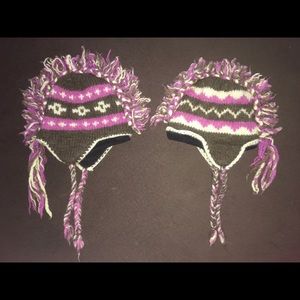 New Mother / Daughter Mohawk Knitted Beanies
